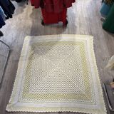 70s crochet blanket