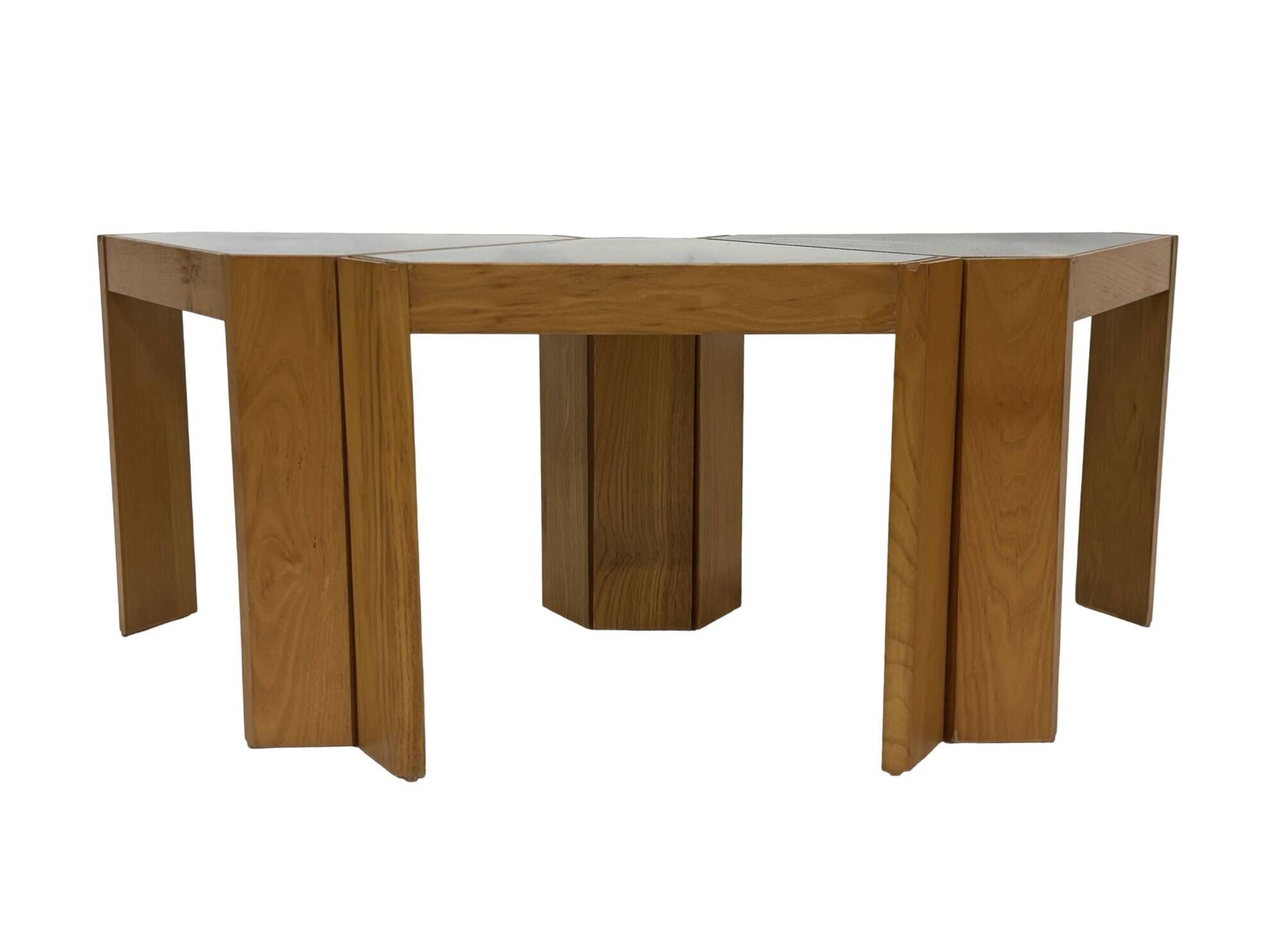 Vintage Set of 6 side tables nesting tables by Porada Arredi, 1970s