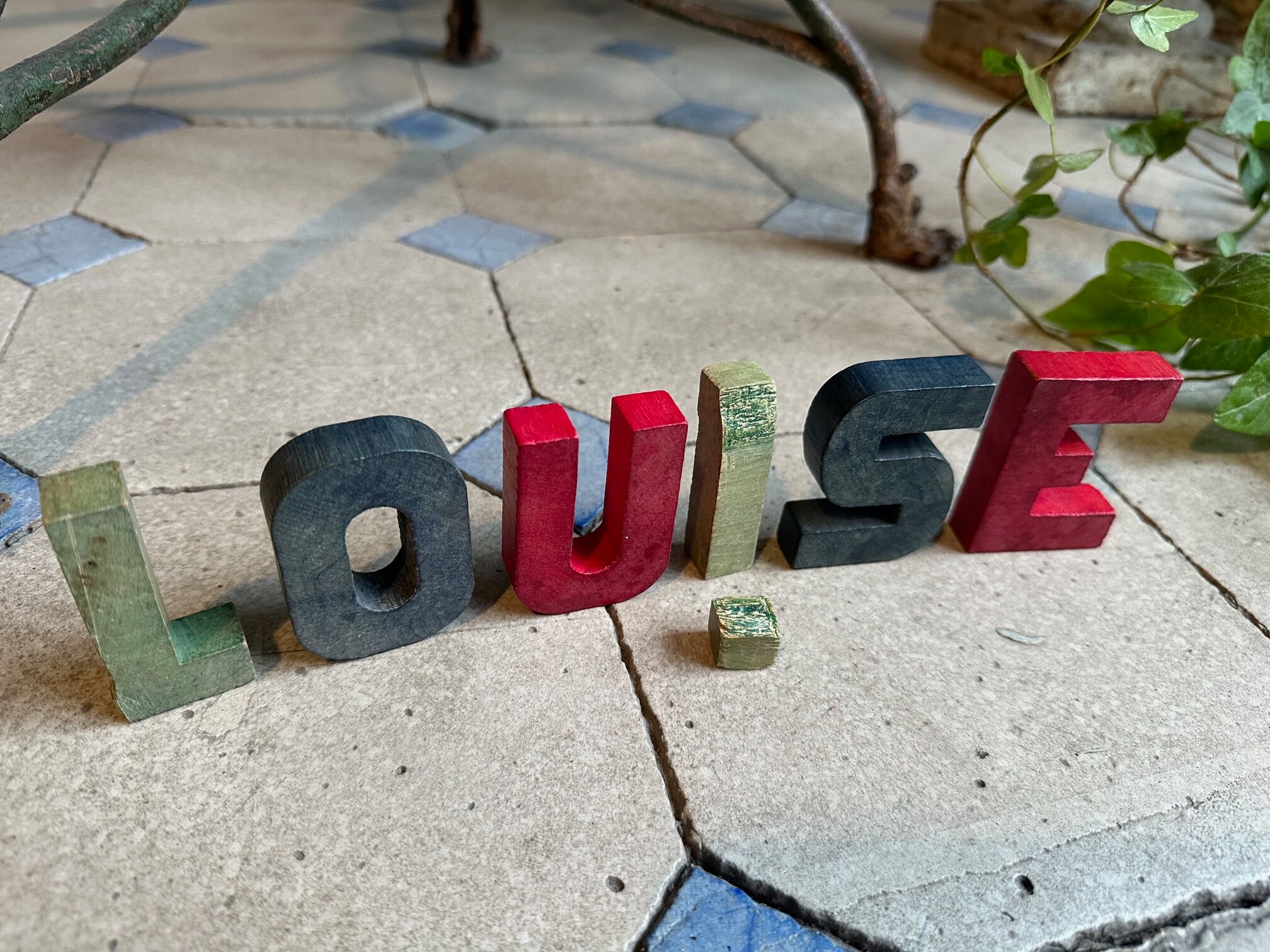 Wooden letters