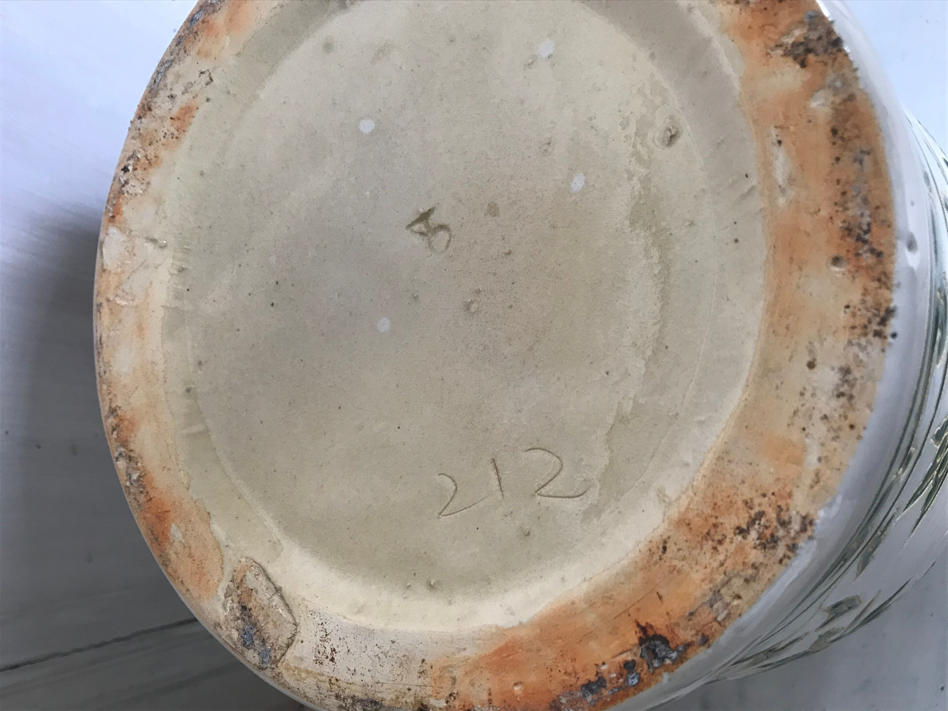 44cm enamelled ceramic vase