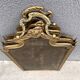 19th century Art Nouveau brass fireplace screen