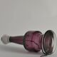 Mid-Century Modern Purple Chrystal Glass Table Lamp by Kosta 1960s