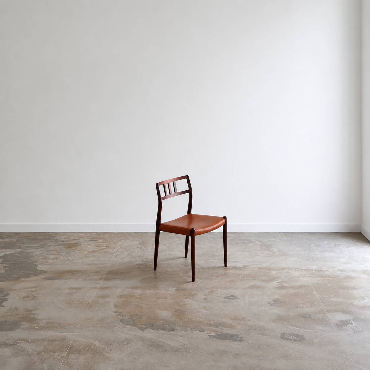 Set of 6 "Mod. 79" dining chairs in rosewood by Niels Moller