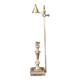 Candle holder with snuffer