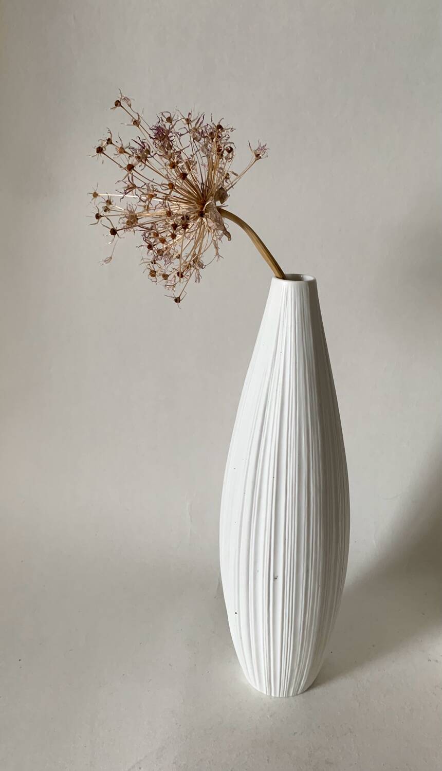 Large white Rosenthal studio vase