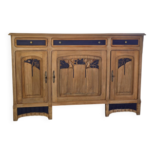 Buffet bas merisier massif