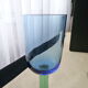 Set of 4 water glasses or large wine glasses contemporary form