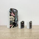 Thomas porcelain vase by Rosenthal and set of 2 candle holders, 1980’s