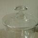 Bonbonniere covered pot crystal pan cut style louis philippe