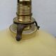 White and beige glass pendant light