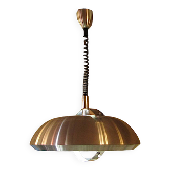 Lustre suspension Vintage Space Age dans le style de Lakro Amstelveen.