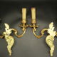 Paire d'appliques, style Louis XV Lucien Gau, Paris