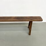 Antique bench in solid oak