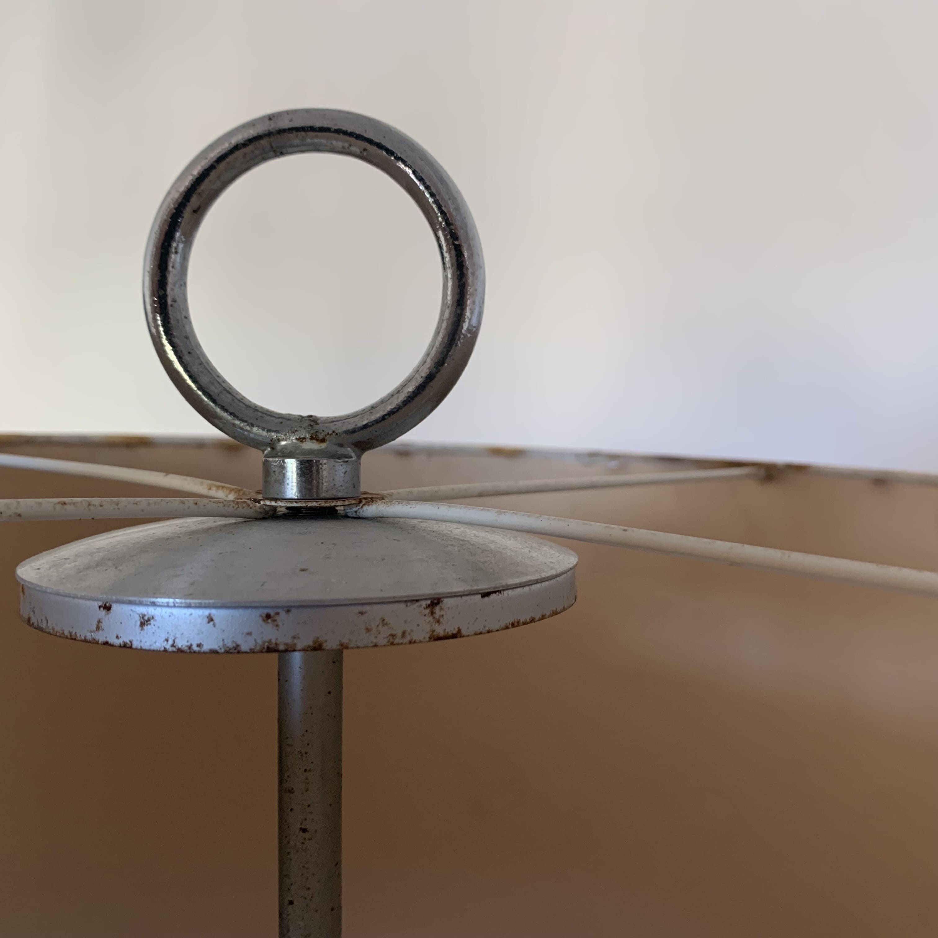 Vintage chrome floor lamp