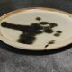 Small vintage plate from the La Colombe pottery, Vallauris artistic effect stoneware