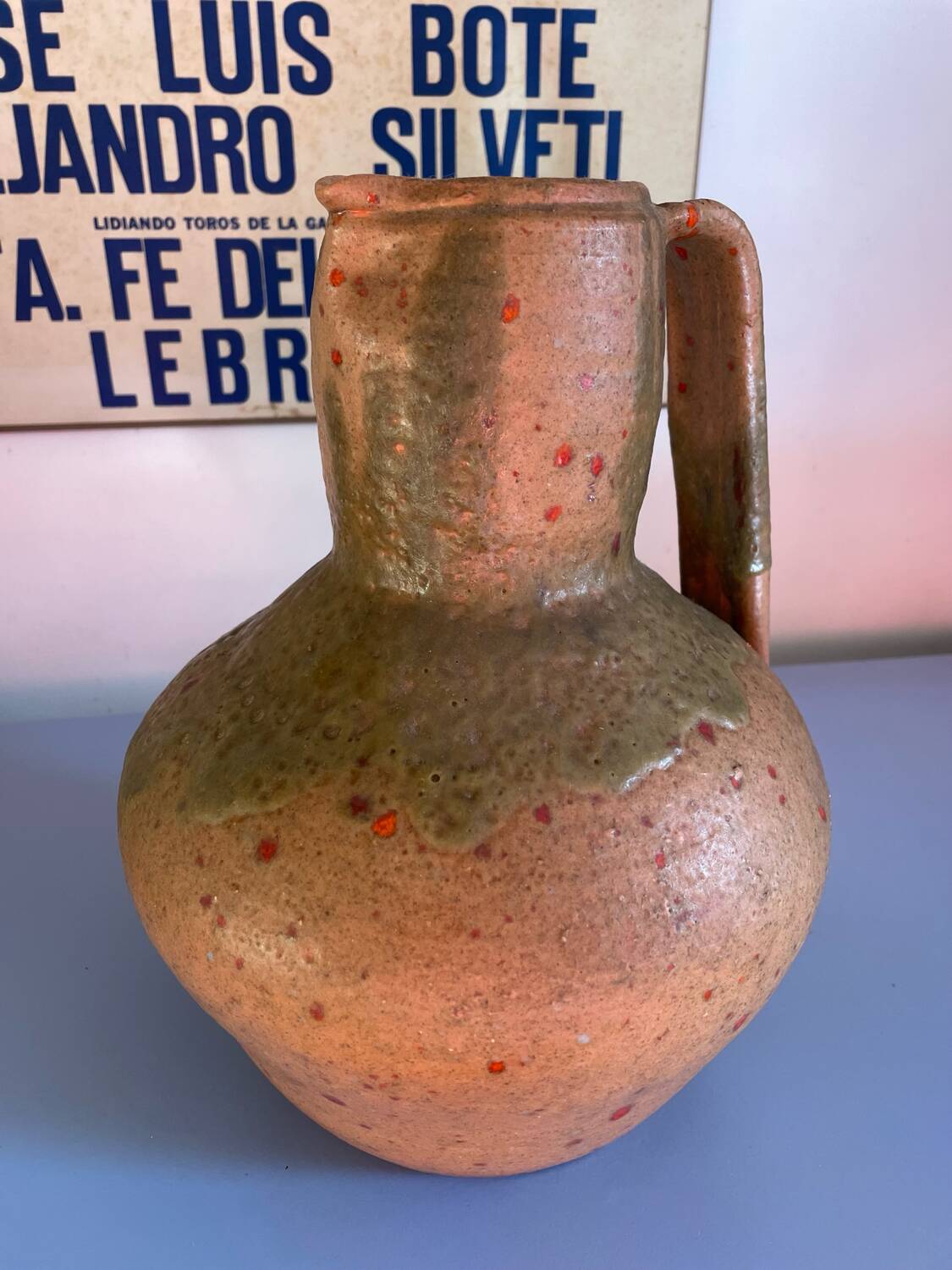 Cruche brutaliste céramique corse c.1960