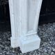Louis XV style fireplace in white Carrara marble circa 1880