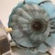 Opaline lamp blue marble art deco