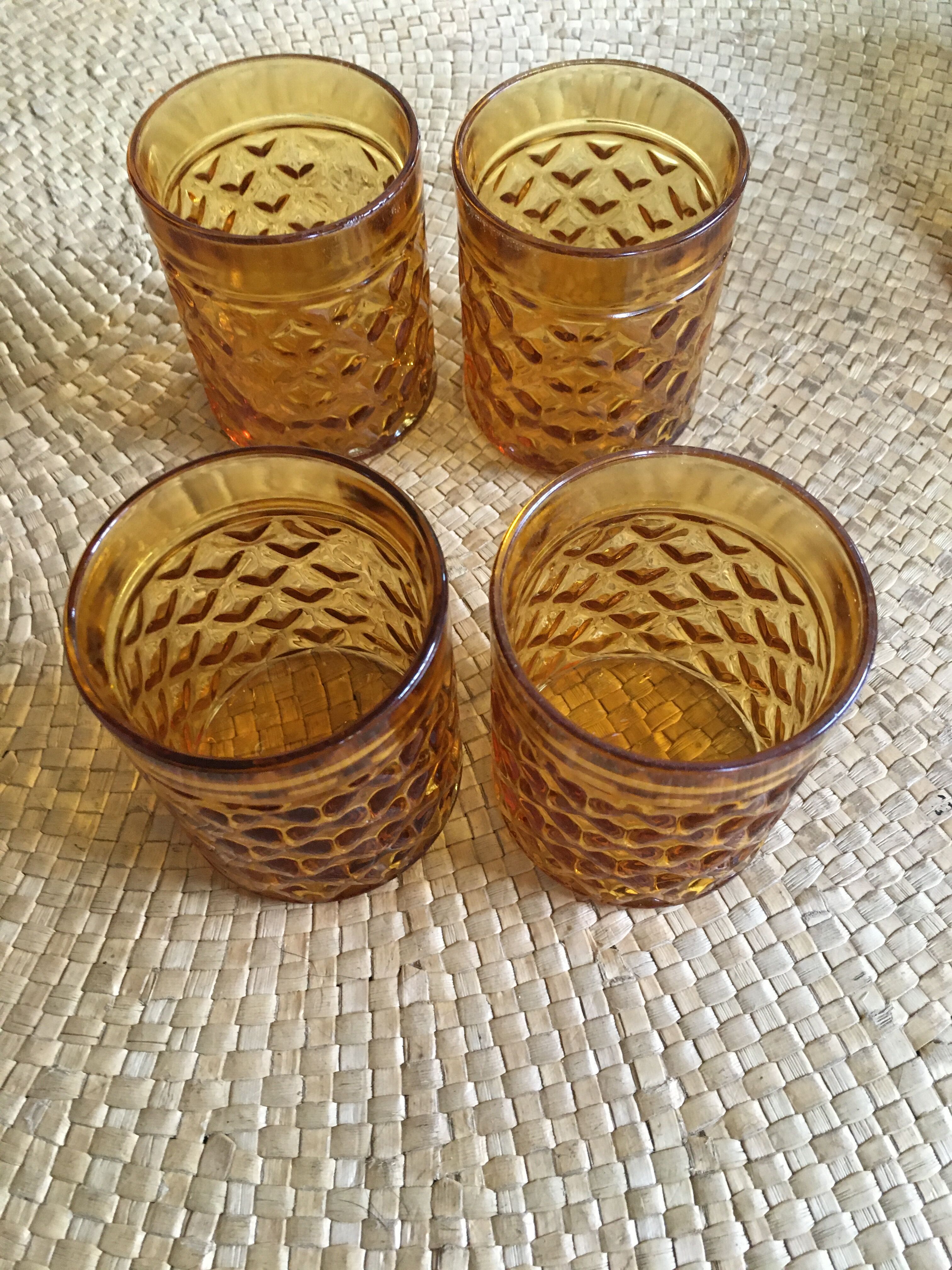 Lot of 6 vintage glasses