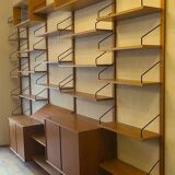 Système d'étagères modulaires en teck de Poul Cadovius, Danemark 1950-60