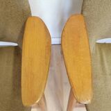 Set of 2 Rare Vintage Lupina Wooden Armchair by Niko Kralj, MCM Shell Chair