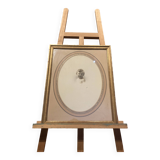 Portrait drawing of a child signed Feoers