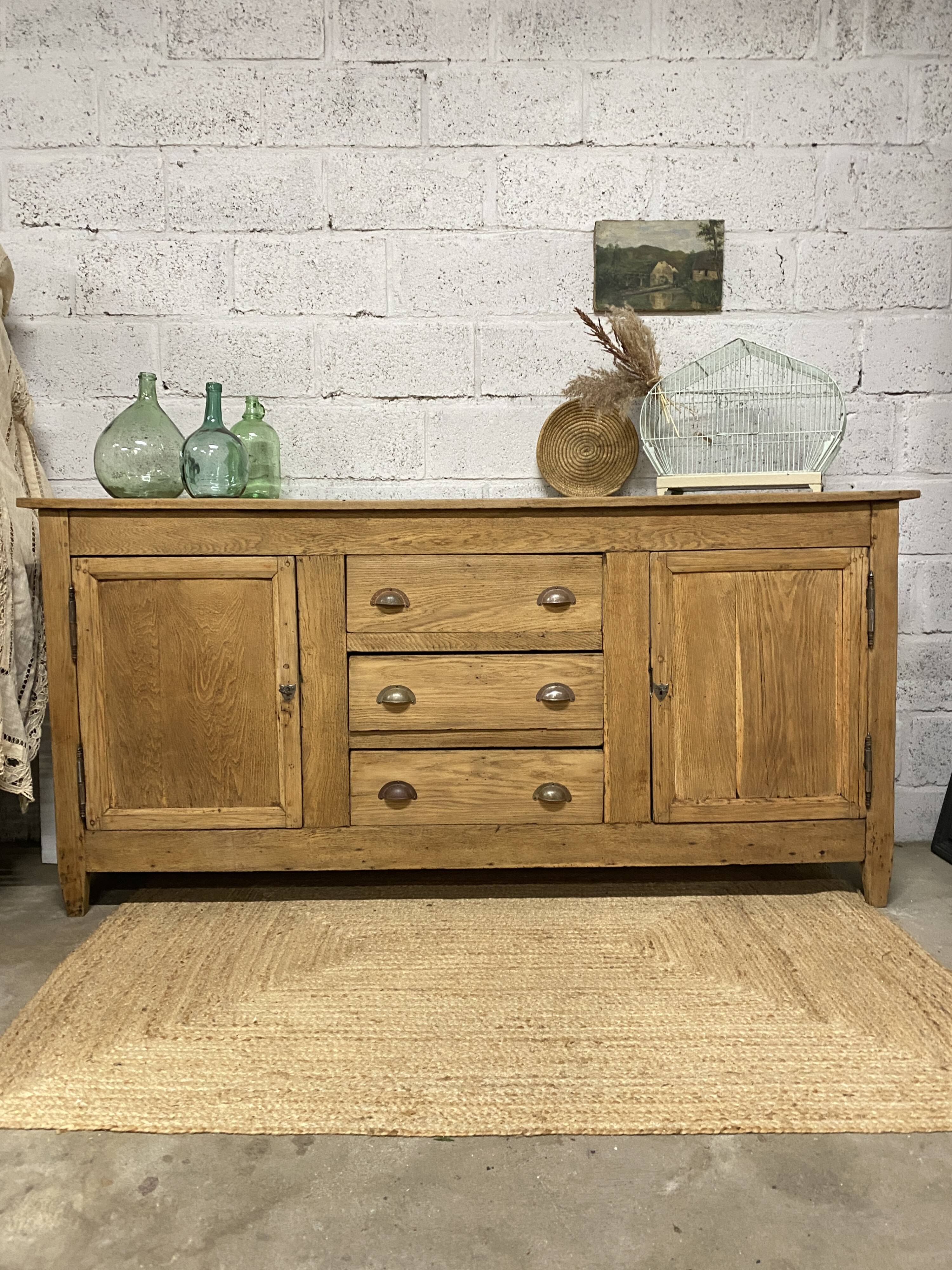 Oak enfilade, large sideboard