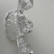 Bougeoir en verre annees 50