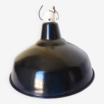 Industrial pendant light in enamelled sheet metal 2106159