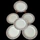 6 flat plates Adèle from Digoin Sarreguemines