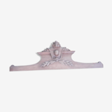 Wooden cabinet pediment