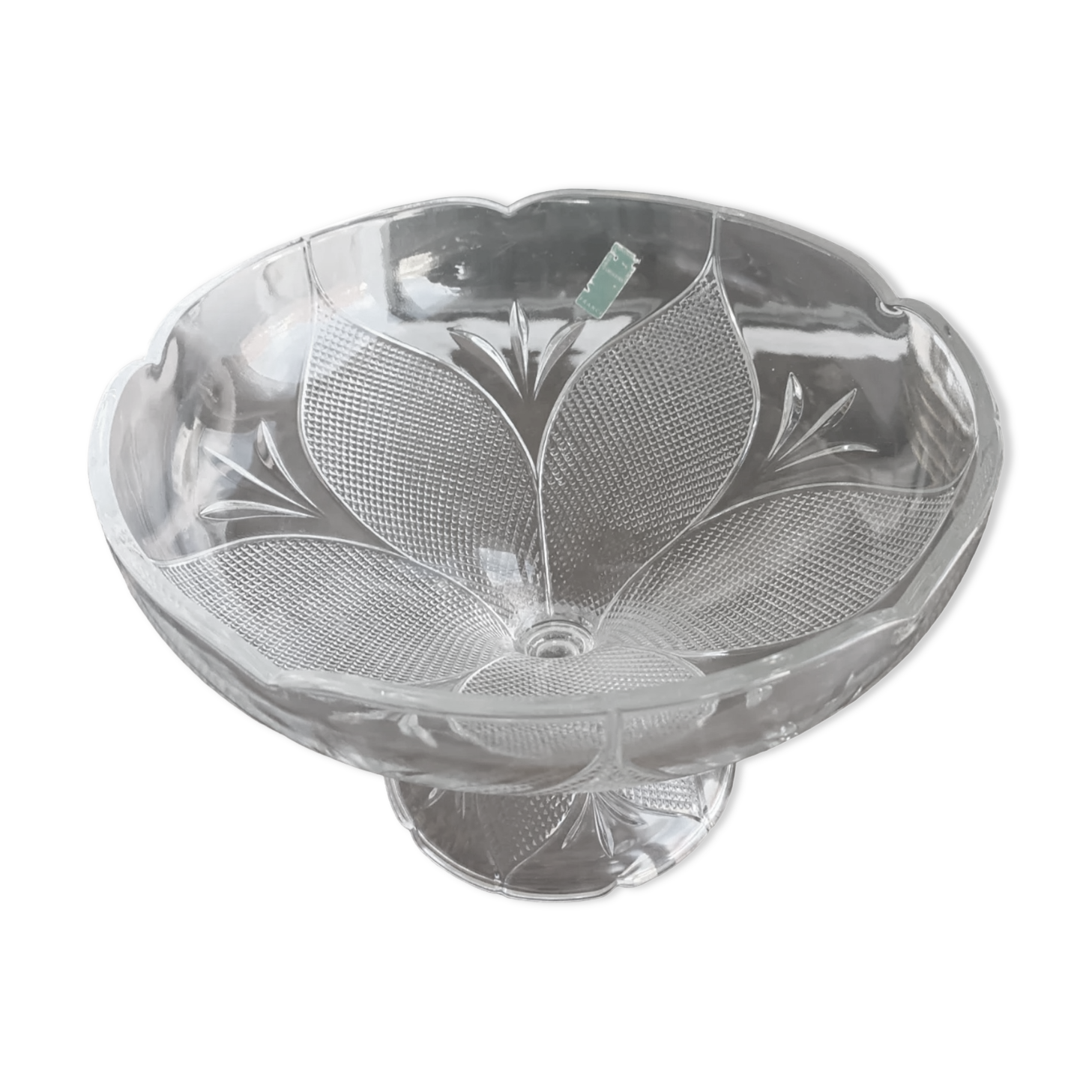 Crescendo glass stand cup from the 70s