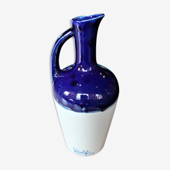 Carafe Dolfi avec effet pois bleus