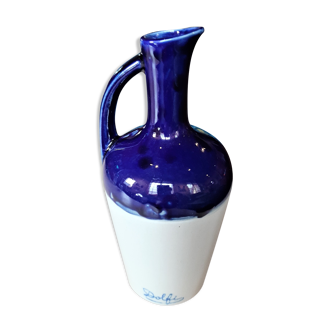 Carafe Dolfi avec effet pois bleus