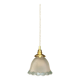 Vintage tulip suspension in frosted glass (TFB1)