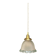 Vintage tulip suspension in frosted glass (TFB1)