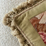 Vintage upholstery cushion