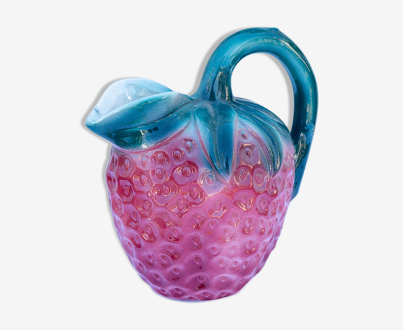 Carafe barbotine fraise