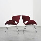Pair of Kabuto Armchairs by Isamu Kenmochi, Tendo Mokko Japan 1965