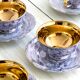 Wawel purple porcelain service, Poland 1970.