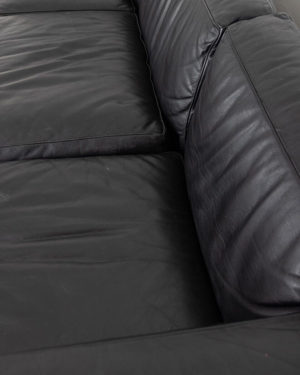 Canapé en cuir vintage modèle DUC 405 par Mario Bellini pour Cassina, années 1970