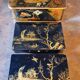 Old Vintage Boxes NINETEENTH in lacquer Asia China