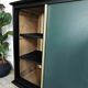 Buffet vintage noir et vert profond