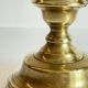 Lampe chic ancien bougeoir laiton massif