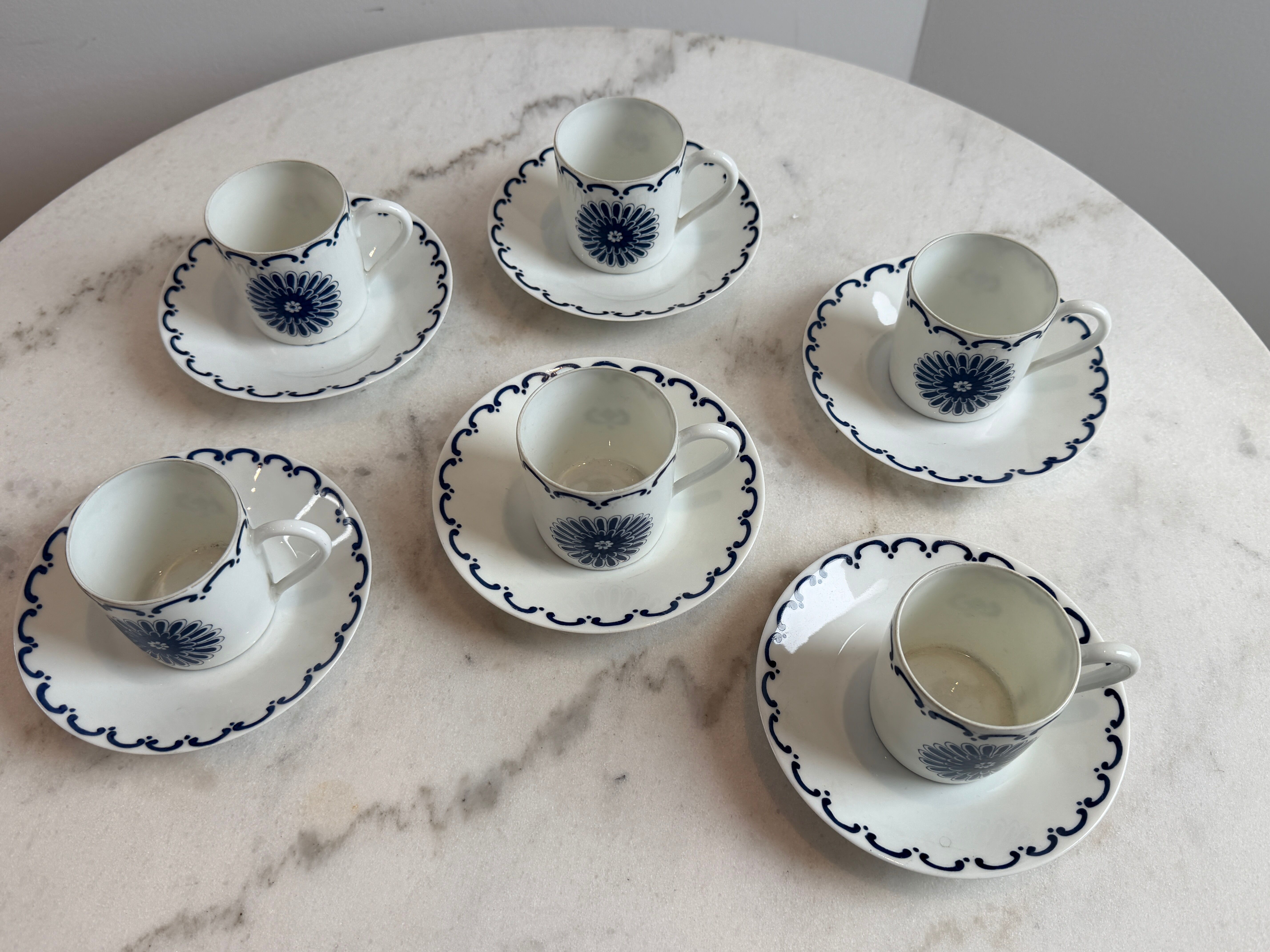 Limoges porcelain coffee service