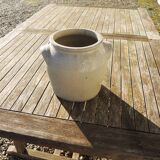 Old Beige Stoneware Grease Pot H 29.5 cm