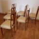 Ensemble de 6 chaises modernes du milieu du siècle, Italie, 1960