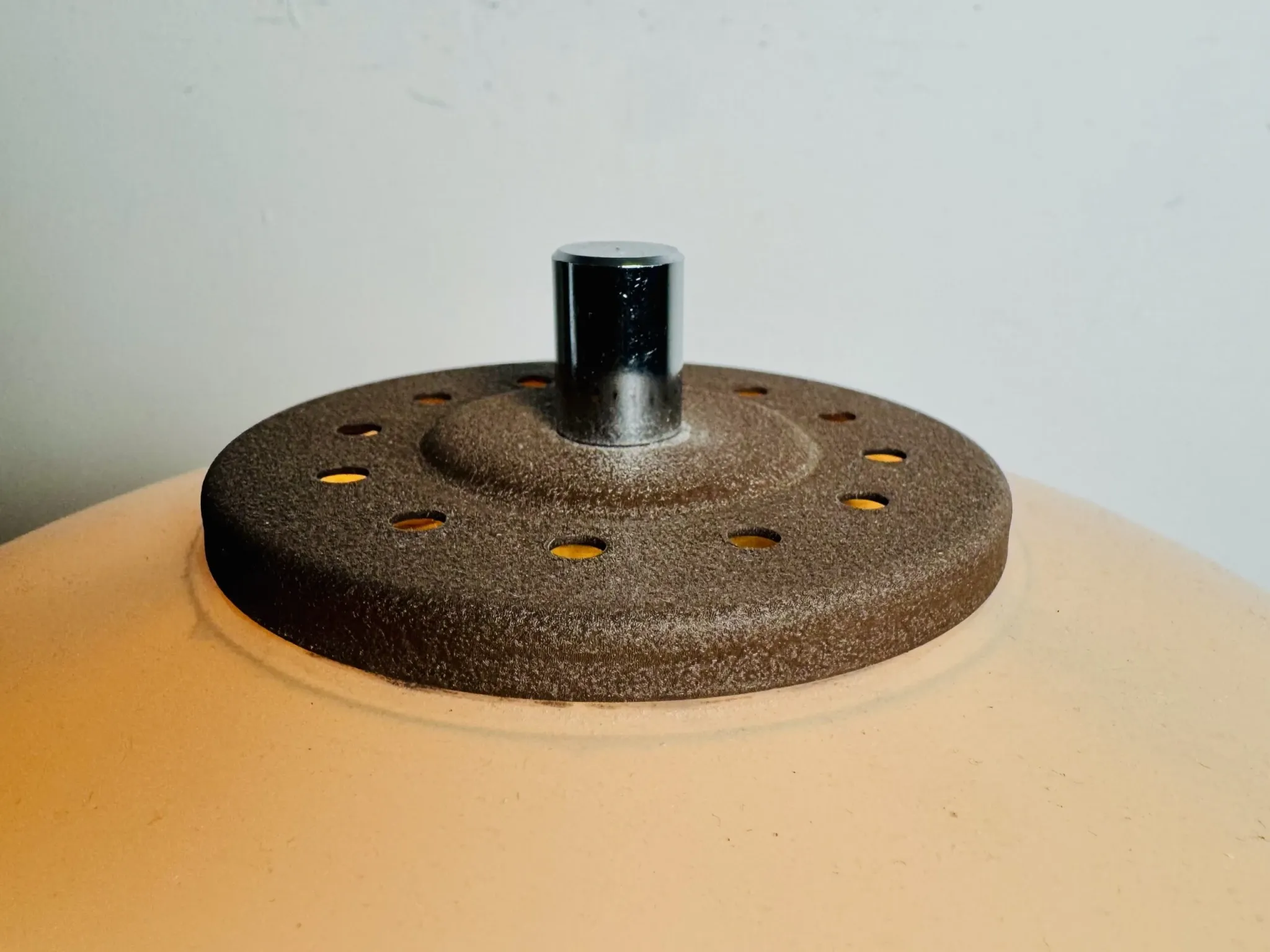 Lampe de table champignon par Herda Verlichting, Pays-Bas, années 1970.