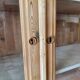 Glass-fronted dresser in pitch pine - Late 19th century