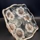 Vintage glass display stand "Pansy Bouquet Pink" — Studio Nova by Mikasa